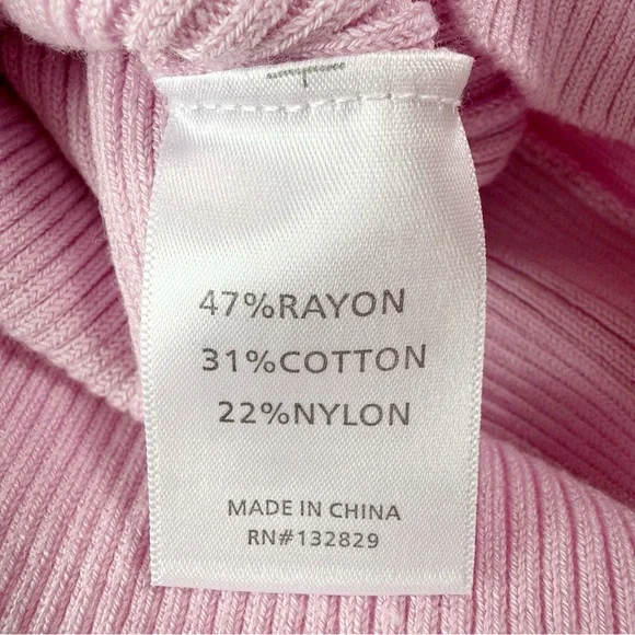 Lovers and Friends Lavender Ribbed Knit Off-Shoulder Mini Dress SMALL Bodycon - Picture 8 of 8